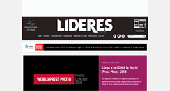 Desktop Screenshot of lideresmexicanos.com